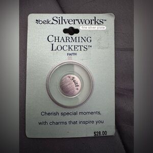 Belk Silverworks Charming Locket “Faith”